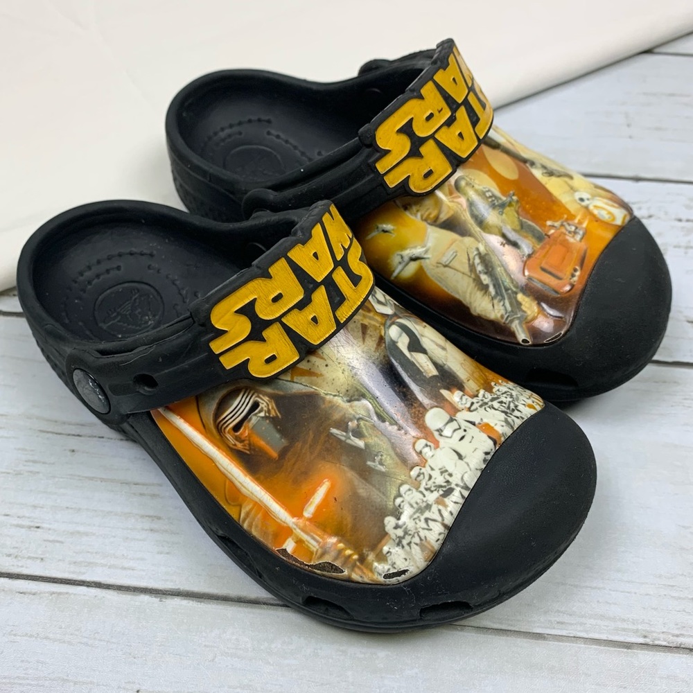 Crocs Kids Star Wars The Force Awakens Black Clogs